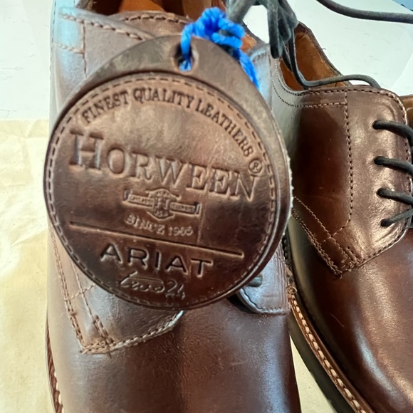 ARIAT brown leather lace ups (NEW) - Picture 15 of 15